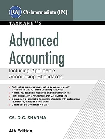Advanced Accounting [CA-Intermediate (IPC) Group II] by CA DG Sharma